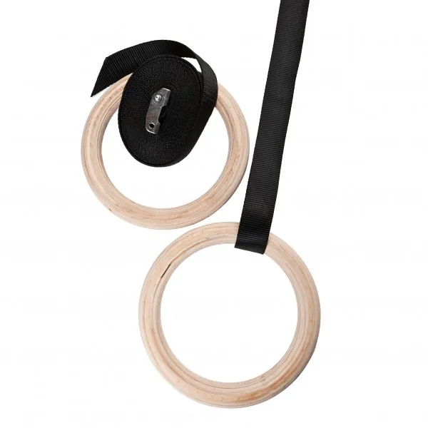 Nordic Fighter Römische Ringe Gymnastikringe Holz