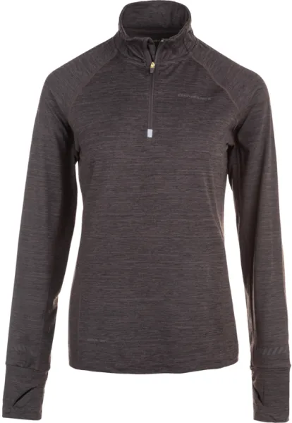 Endurance Canna V2 Melange Performance - Midlayer - Damen - Black Bean - Größe 44